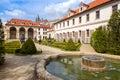 Valdstejn Wallenstein Garden and palace, Lesser Town UNESCO, Prague, Czech republic, Europe Royalty Free Stock Photo