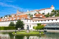 Valdstejnska Garden and Prague Castle, Prague, Czech Republic