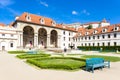 Valdstejnska Garden and Prague Castle, Prague, Czech Republic