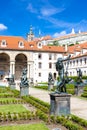 Valdstejnska Garden and Prague Castle, Prague, Czech Republic