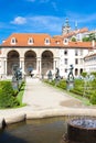 Valdstejnska Garden and Prague Castle, Prague, Czech Republic