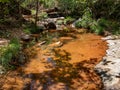 Vale da Lua with small creek at Chapada dos Veadeiros Royalty Free Stock Photo
