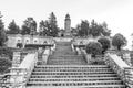 Valea Mare-Pravat, Arges county, Romania - Mateias Mausoleum, monument for romanian World War 1 heroes Royalty Free Stock Photo