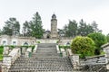 Valea Mare-Pravat, Arges county, Romania - Mateias Mausoleum, monument for romanian World War 1 heroes Royalty Free Stock Photo