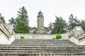 Valea Mare-Pravat, Arges county, Romania - Mateias Mausoleum, monument for romanian World War 1 heroes Royalty Free Stock Photo