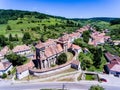 Valea Viilor fortified Church. Inscription: 709 years Royalty Free Stock Photo