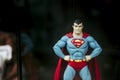 Valence, France - August 19, 2020 - Plastic figurine of the comic book character Superman