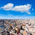 Valencia aerial skyline from el Miguelete tower