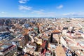 Valencia aerial skyline from el Miguelete tower Royalty Free Stock Photo