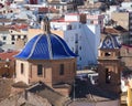 Valencia aerial skyline Jesuitas church