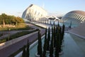 Valencia architectural complex City of Arts and Sciences Royalty Free Stock Photo