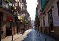 Valencia Barrio del Carmen street old town Spain