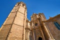 Valencia Cathedral and Miguelete at spain Royalty Free Stock Photo