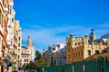 Valencia city railway station from Bailen st Spain