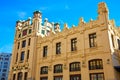 Valencia city railway station from Bailen street Royalty Free Stock Photo