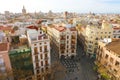 Valencia cityscape from Torres de Serranos, Spain, Europe Royalty Free Stock Photo