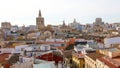Valencia cityscape from Torres de Serranos, Spain, Europe Royalty Free Stock Photo
