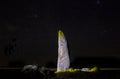 Valencia del Ventoso Menhir del Rabano or Radish Menhir Royalty Free Stock Photo