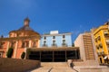 Valencia downtown cathedral and basilica Spain Royalty Free Stock Photo