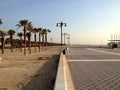 Valencia embankment and beach