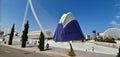 Valencia L Agora art & science centre Royalty Free Stock Photo