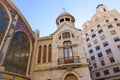 Valencia Mercado Central market rear facade Spain