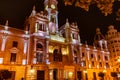 valencia at night Royalty Free Stock Photo