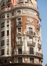 Valencia Pintor Sorolla and Juan de Austria streets Royalty Free Stock Photo