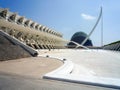 Valencia, Spain - August 2009: Arts and Science Museum by Calatrava