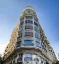 VALENCIA, SPAIN - AUGUST 5,2016: Rich facade of Venecia hotel