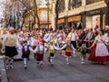 Valencia, Spain, Fallas Parade with Falleras