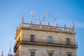 Spanish architecture on the public commercial and historical streets in Valencia