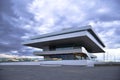 VALENCIA, SPAIN - JANUARY 20, 2016: The Fodereck Building in the port of Valencia. Home of the 33rd America`s Cup sailing event