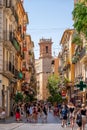 Beautiful architecture and charming streets in Valencia