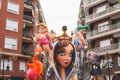 Traditional ninot figures at the Fallas festival in Valencia, Spain