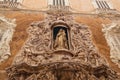 Valencia, Spain - October 16, 2022: Exterior facade of the Marques de Dos Aguas is perhaps the most spectacular museum