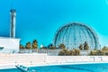 VALENCIA, SPAIN - SEPT 10: Covered plaza in which concerts and sporting events L`Agora - City of Arts and Sciences. September