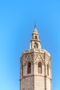 Valencia symbol Cathedral bell tower Miguelete Micalet Royalty Free Stock Photo