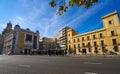 Valencia Tetuan square buildings facades Royalty Free Stock Photo