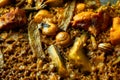 Valencian Paella with chicken and rabbit