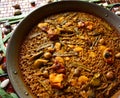 Valencian Paella with chicken and rabbit