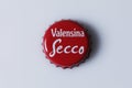Valensina Secco lid, white background Royalty Free Stock Photo
