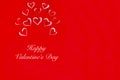 Valentin`s day greeting card for lovers. love letter.