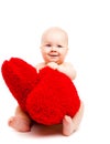 Valentine baby Royalty Free Stock Photo