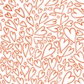 Valentine background, heart shapes. Love seamless pattern for your design Royalty Free Stock Photo