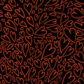 Valentine background, heart shapes. Love seamless pattern for your design Royalty Free Stock Photo