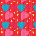 Seamless Pattern, backgrounds, Valentine Day heart.