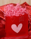 Valentine bag Royalty Free Stock Photo