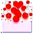 Valentine balloons poster