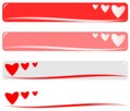 Valentine banner Royalty Free Stock Photo